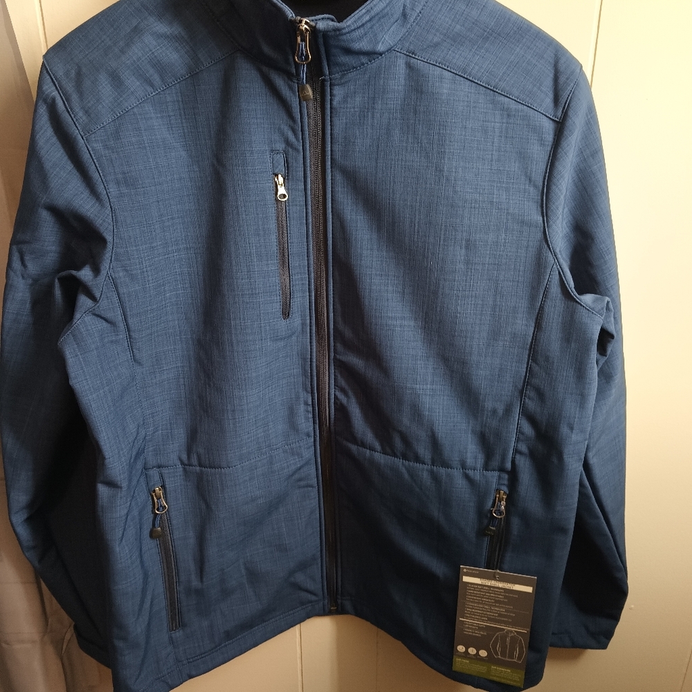 Blue Full-Zip Eddie Bauer Jacket